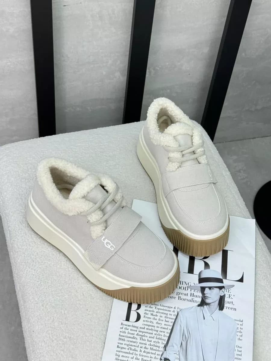 Кросс-зимние с мехом на платформы