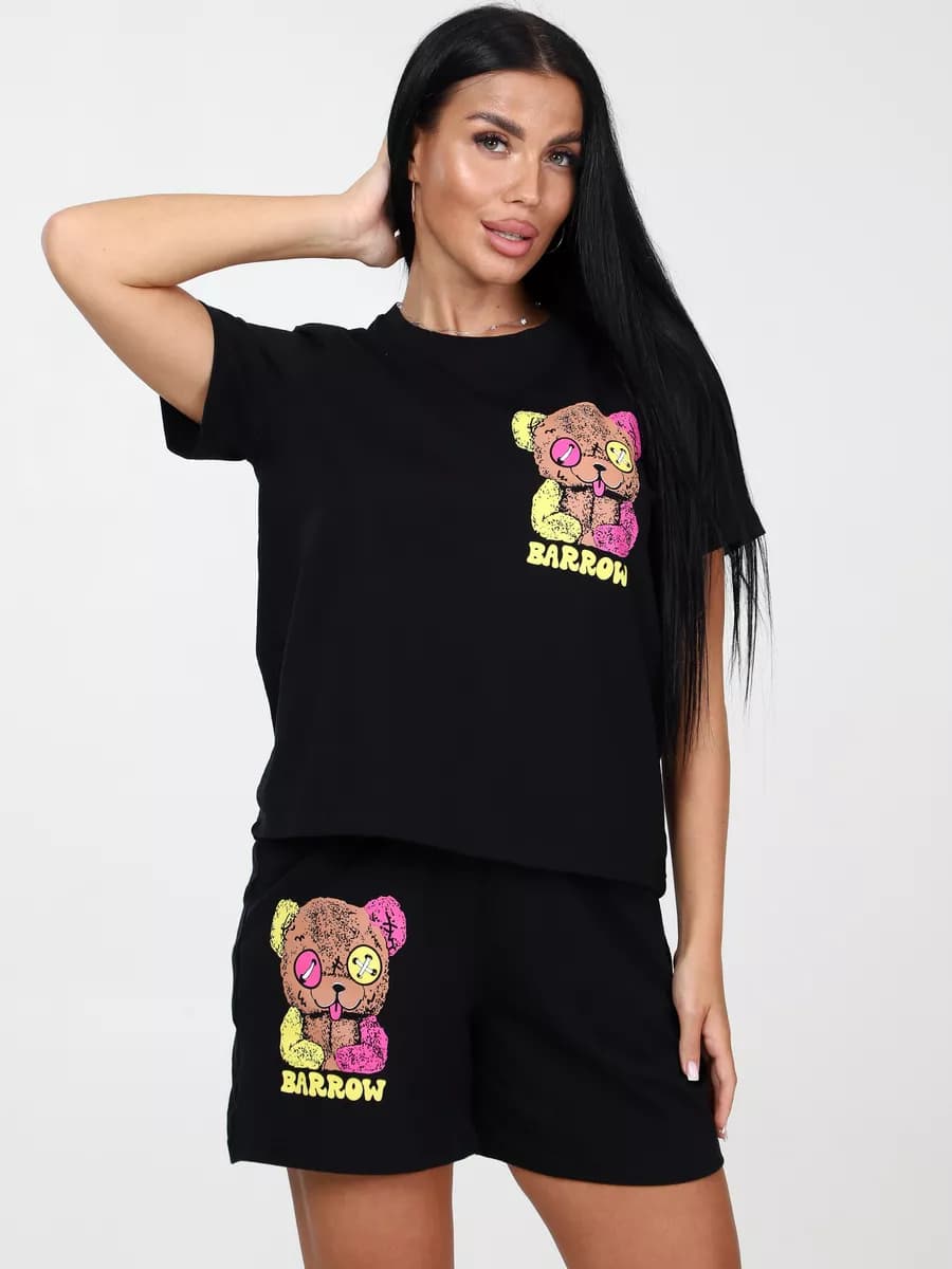 Костюм домашний с шортами трикотажный