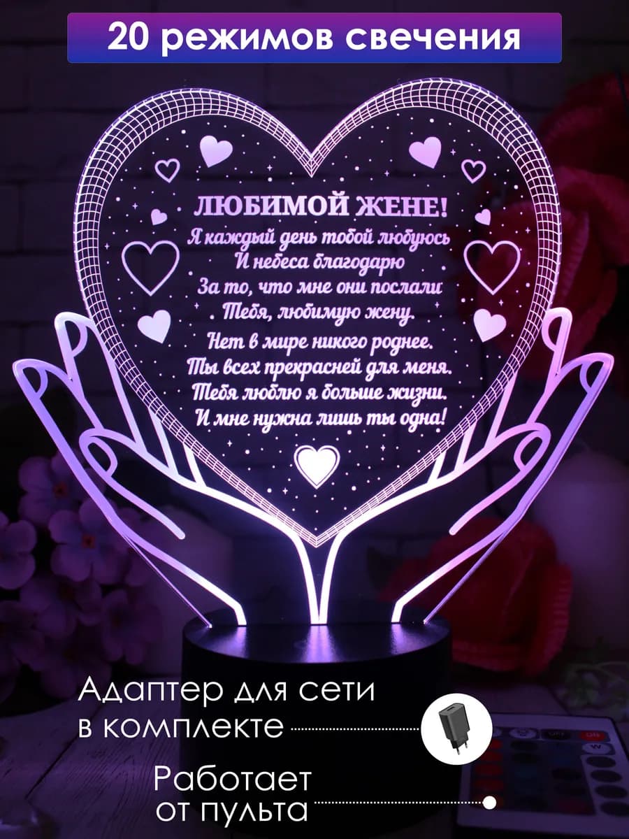 Подарок жене на новый год нг любимой день рождения годовщину