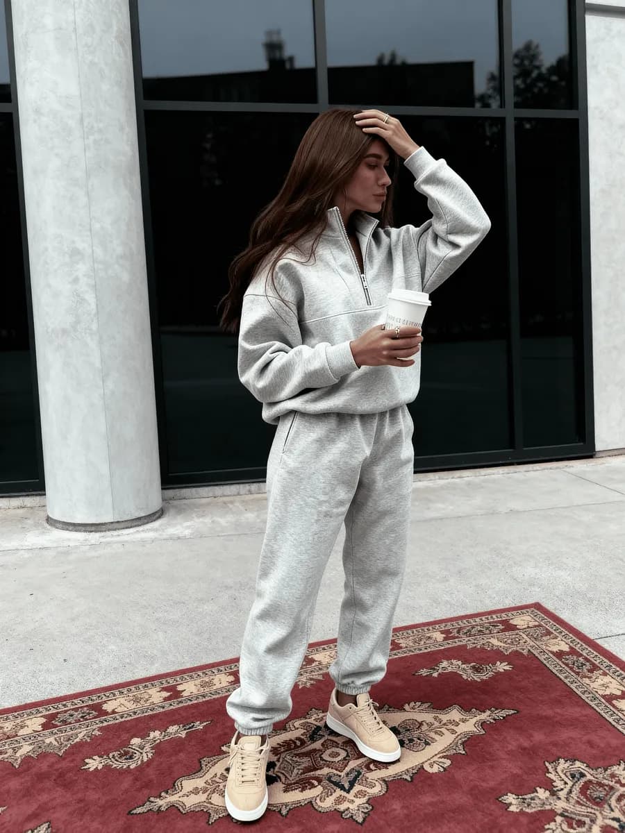 Спортивный костюм теплый с начесом