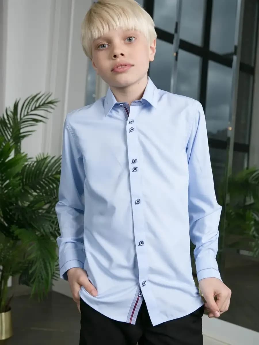 Рубашка для мальчика школьная