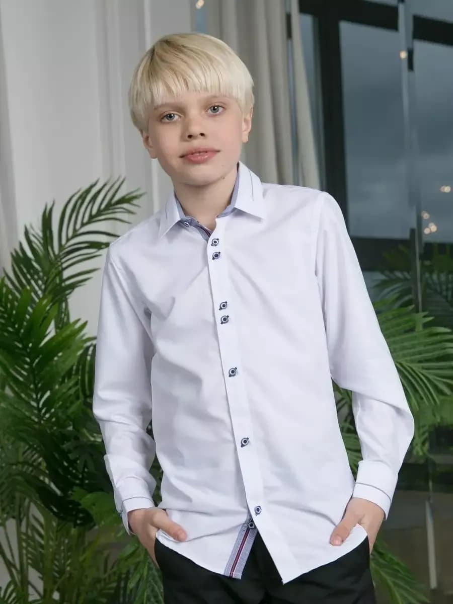 Рубашка для мальчика школьная