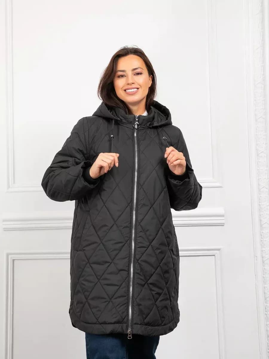 Куртка межсезонная с капюшоном большие размеры