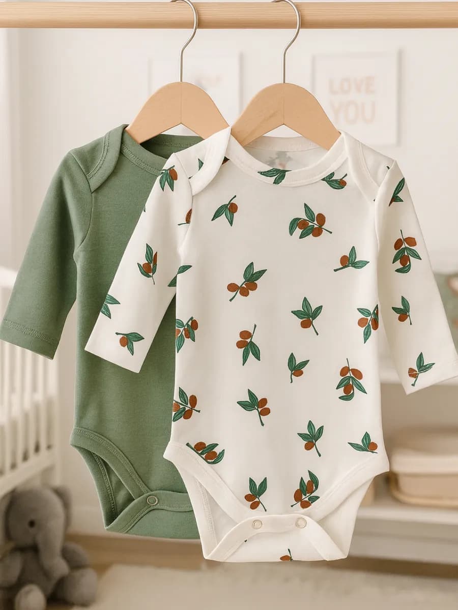 Набор боди для новорожденных 2шт хлопок