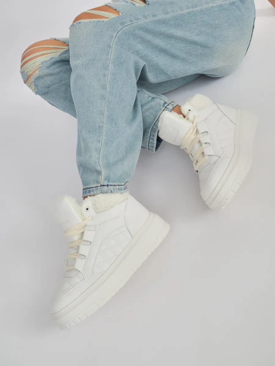 Ботинки зимние натуральная кожа и мех