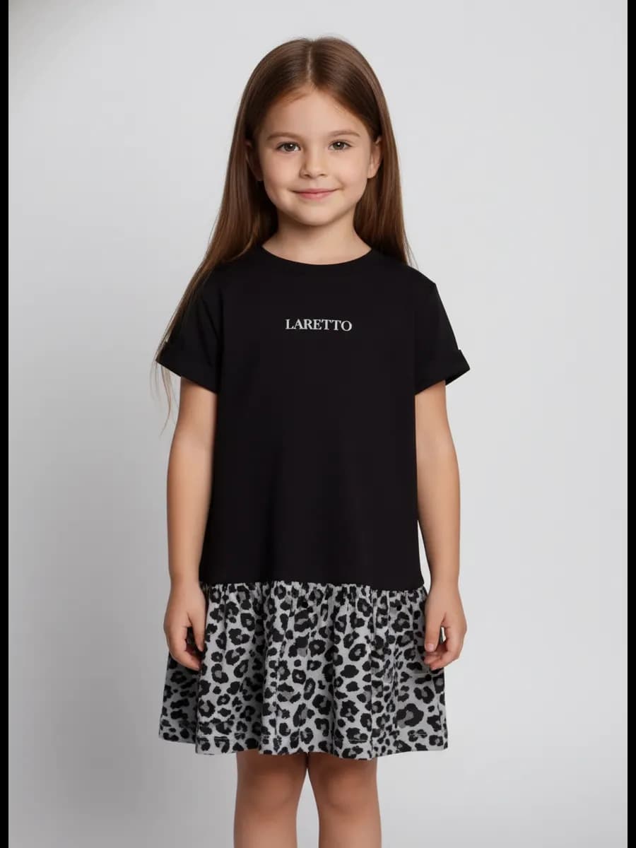 Платье детское с коротким рукавом