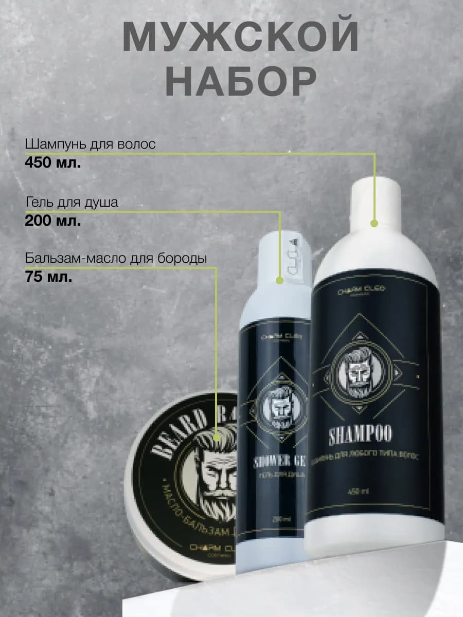 Подарочный набор для ухода за бородой и телом