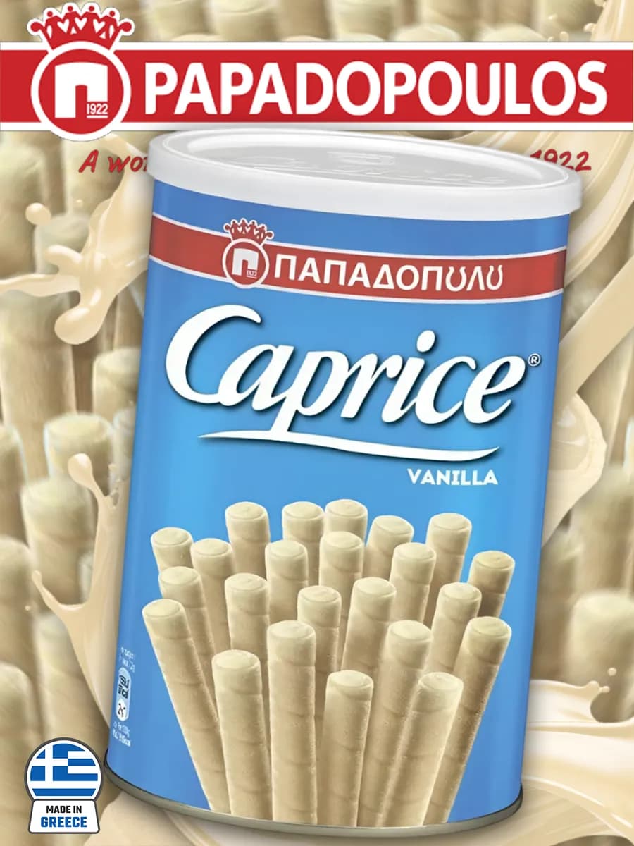 Венские вафли трубочки с ванильным кремом