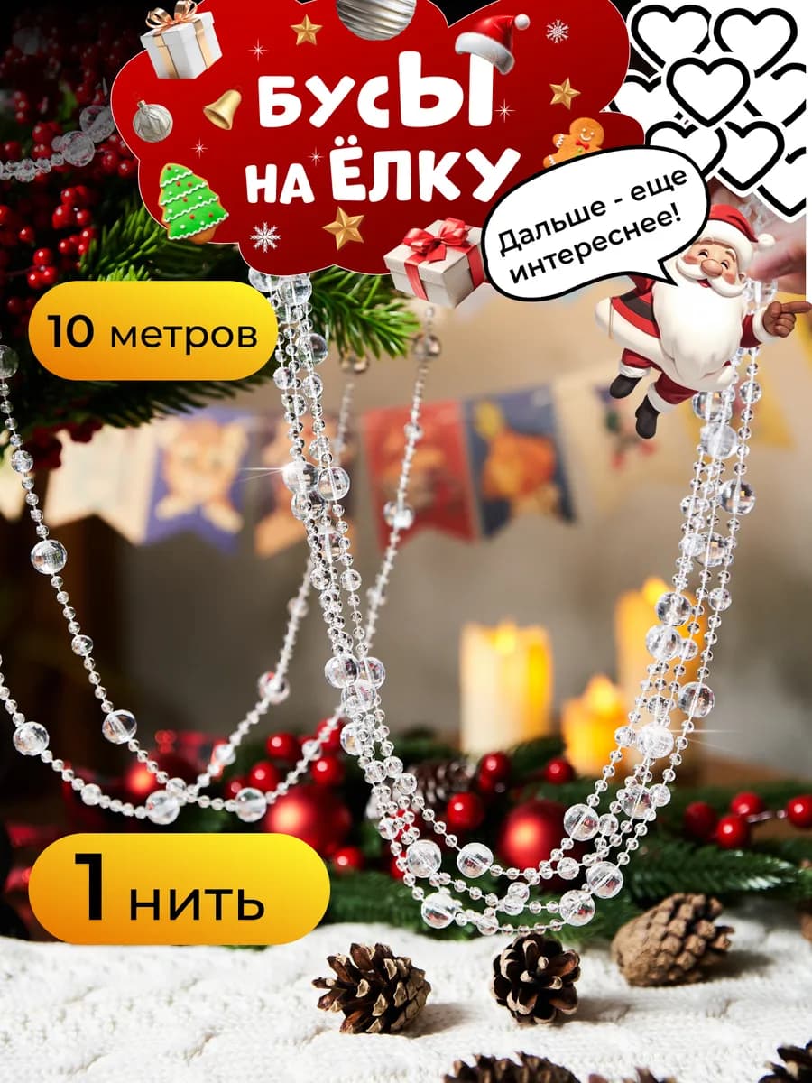 Новогодние украшения на ёлку. Подарки на новый год 2025