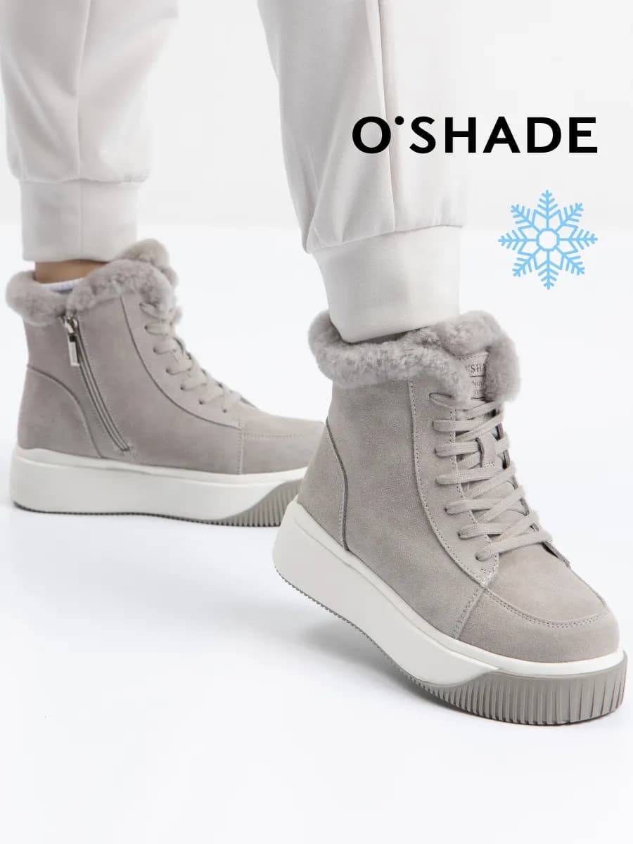 Ботинки женские зимние на платформе