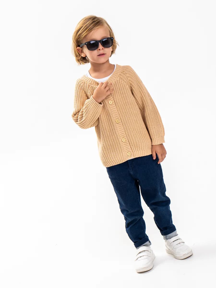 Кардиган детский на пуговицах