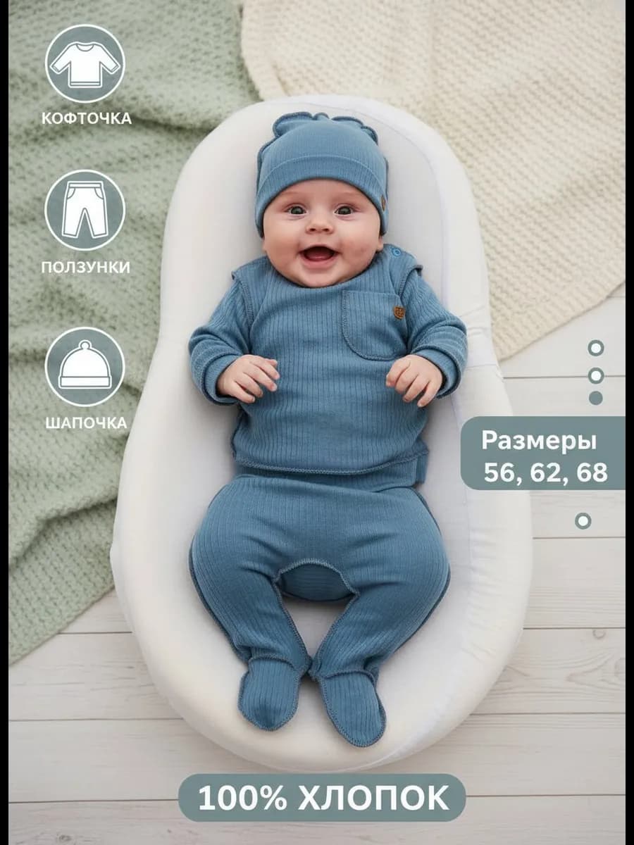 Костюм для новорожденного на выписку