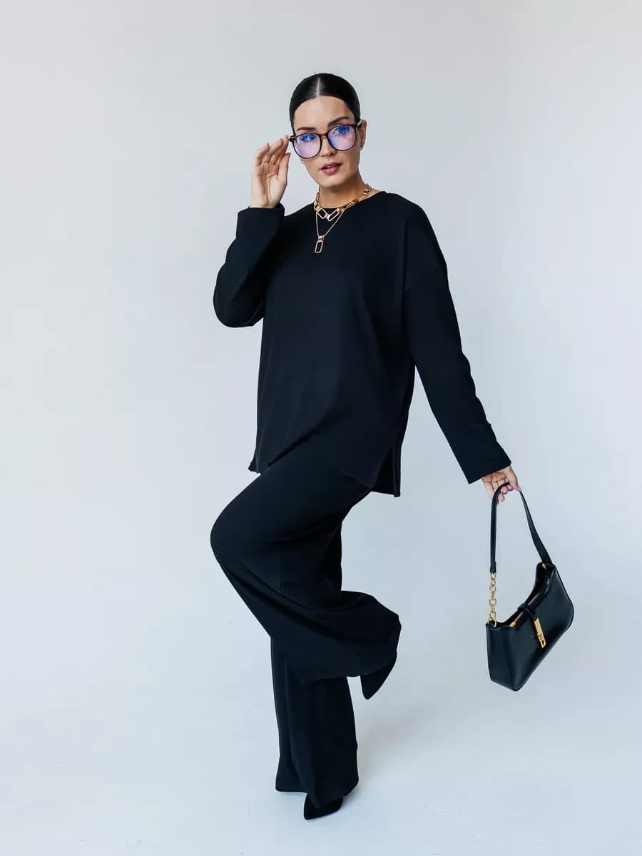 Брючный костюм лапша большие размеры