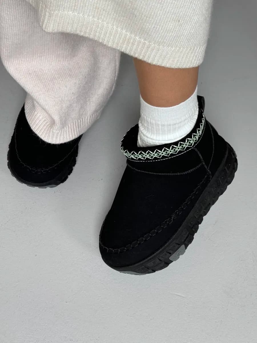 Угги короткие на платформе