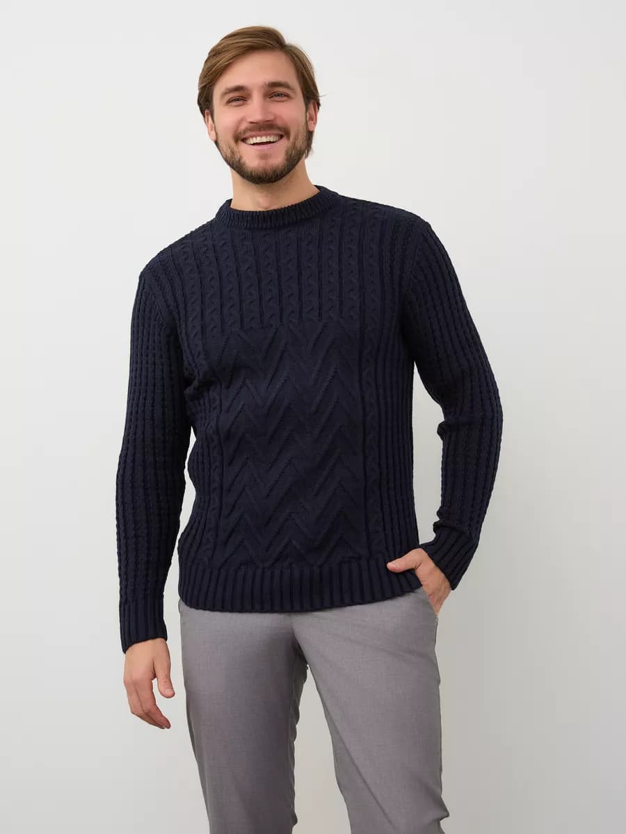 Джемпер вязаный