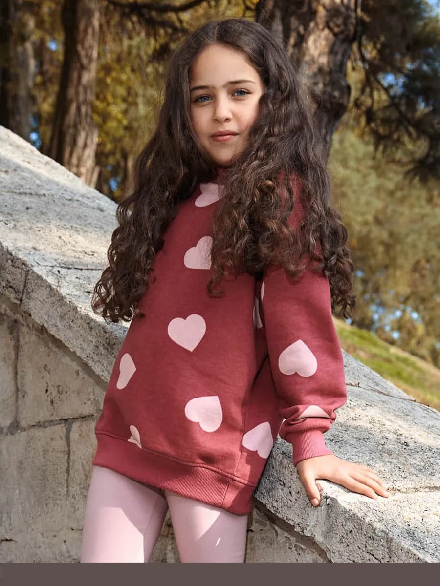 Свитшот для девочки детский оверсайз
