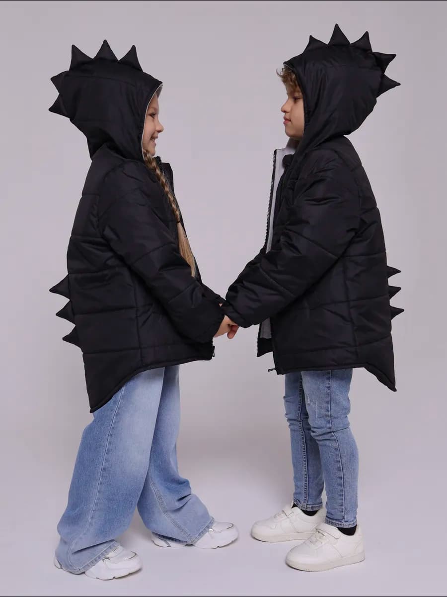 Куртка осенняя дино удлиненная