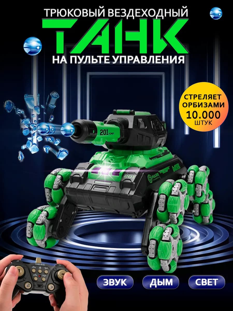 Машинка на пульте управления 8 колес