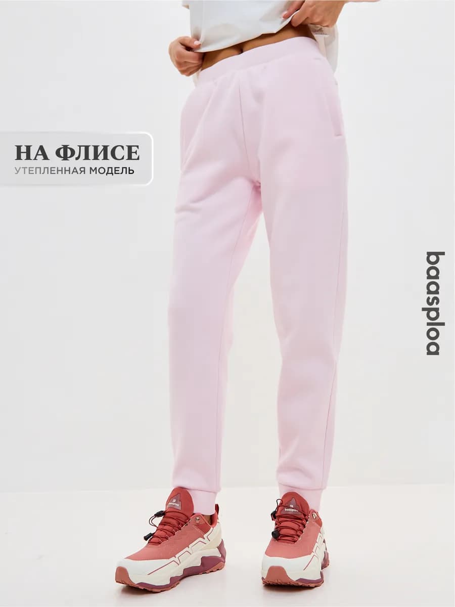 Брюки спортивные теплые с флисом