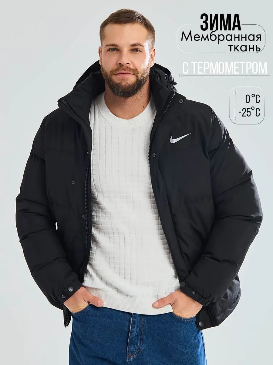 Куртка зимняя тёплая с термометром