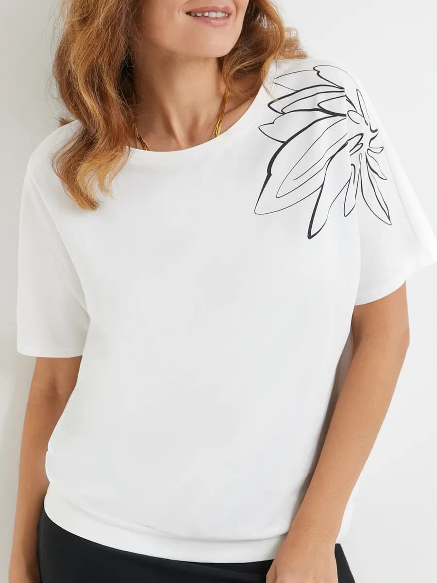 Футболка женская большие размеры хлопок