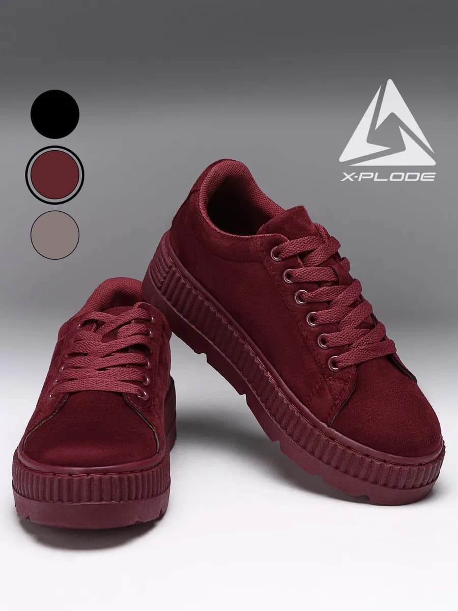 Замшевые кроссовки кеды на высокой платформе полуботинки