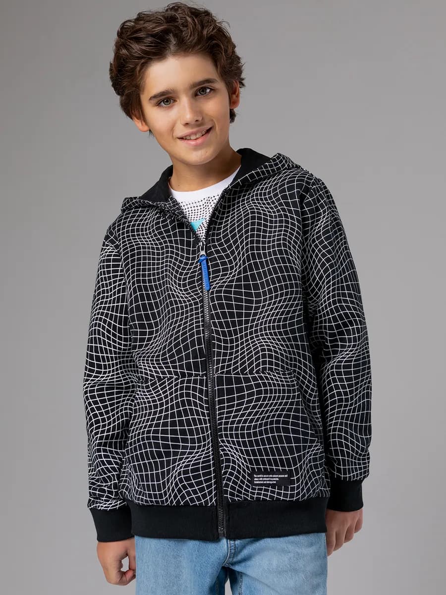 Толстовка на молнии с капюшоном