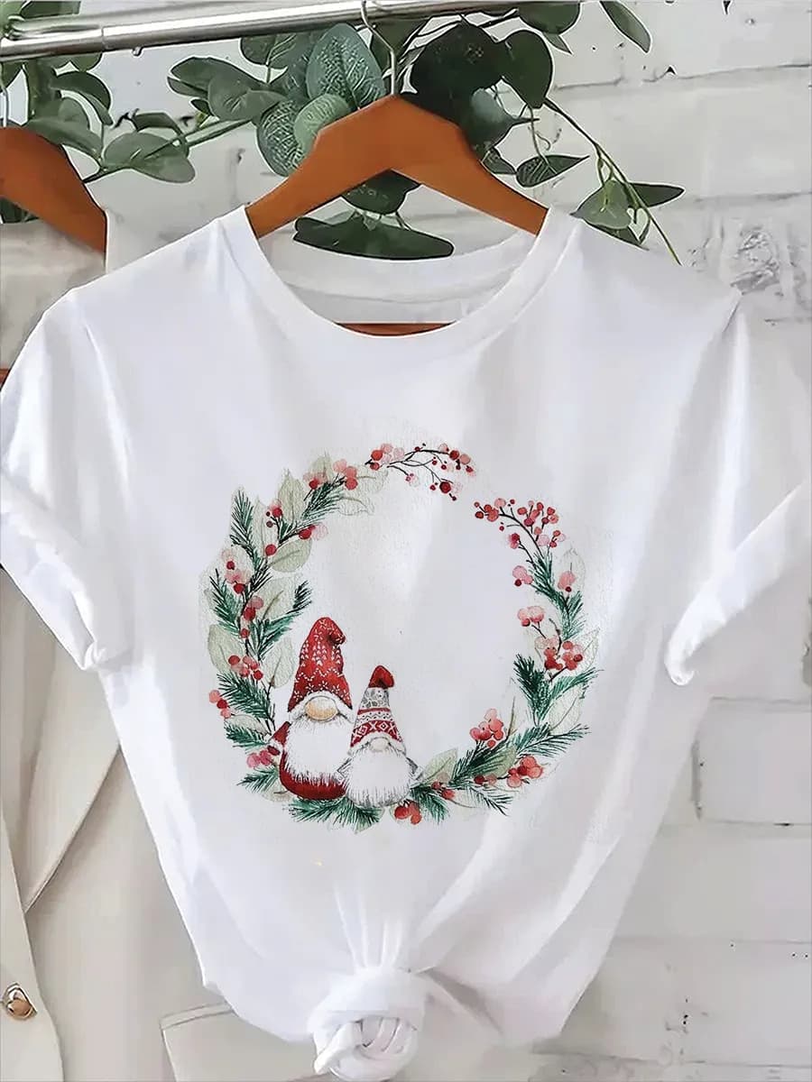 Футболка базовая с принтом удлиненная хлопок