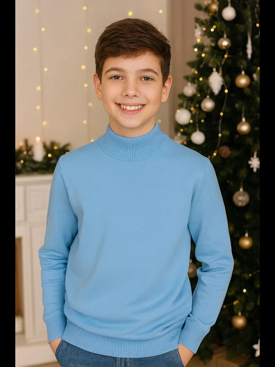 Тонкая водолазка из трикотажа на осень в подарок