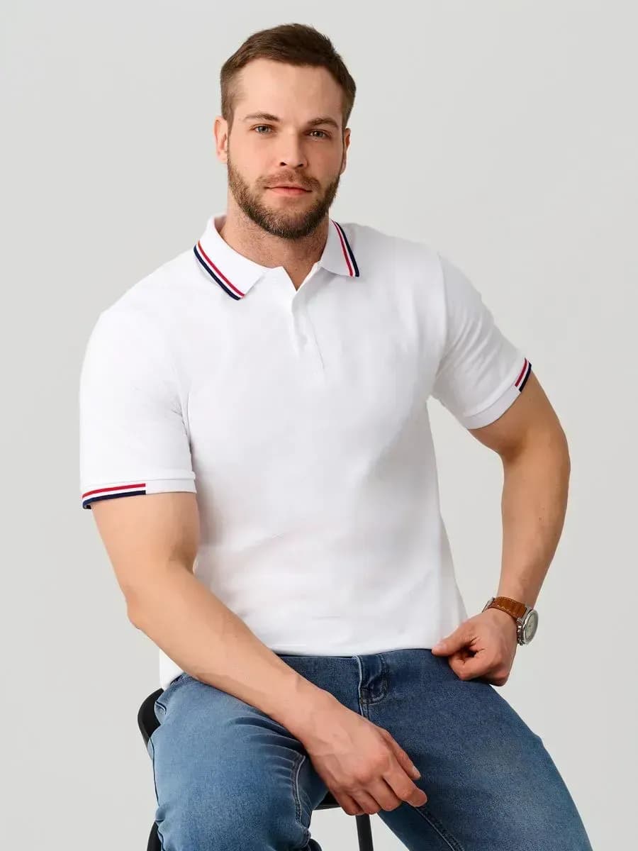 Футболка поло с коротким рукавом