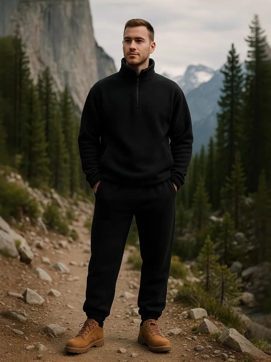 Костюм спортивный теплый с начесом флисовый