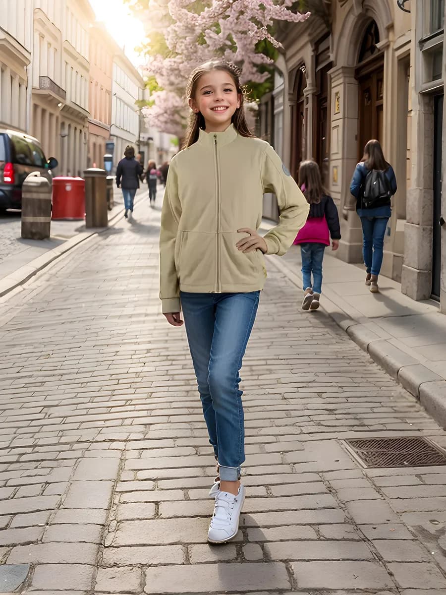 Кофта флисовая термо на молнии