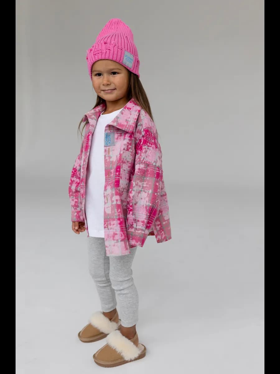 Рубашка в клетку оверсайз вареная