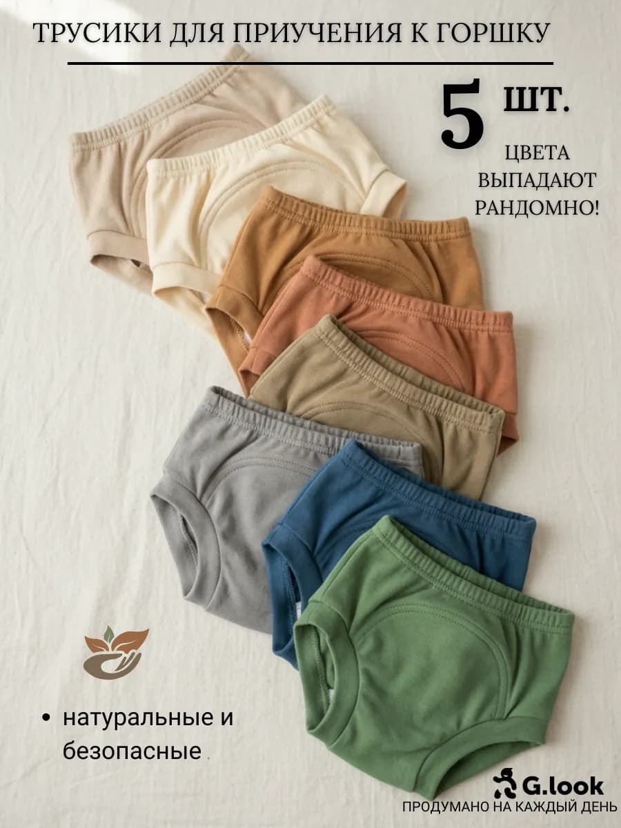 Многослойные трусики для приучения к горшку 5 шт