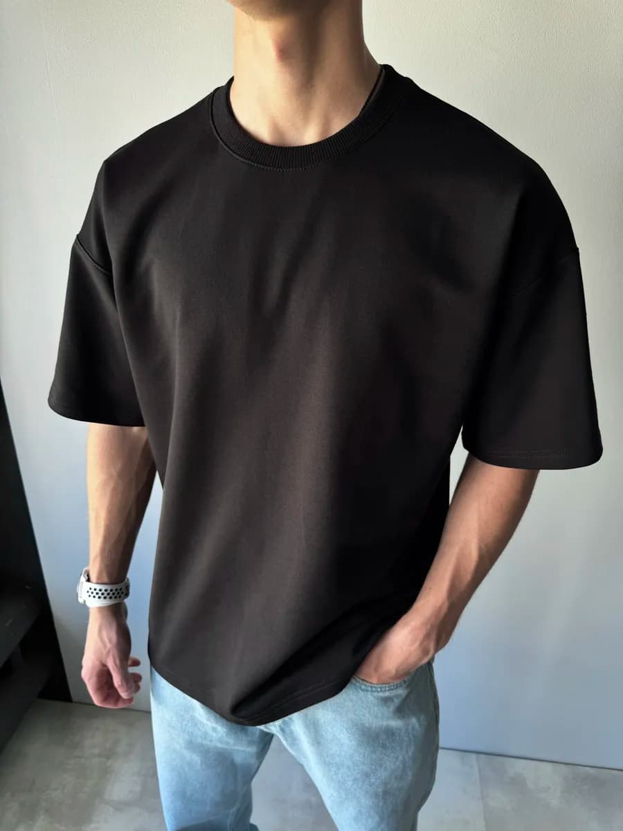 Футболка мужская оверсайз базовая