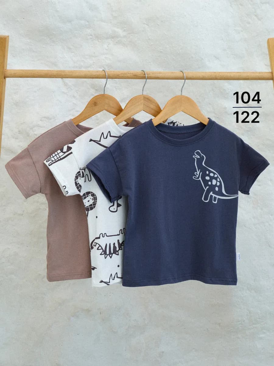 Футболка для мальчика оверсайз набор 3 шт