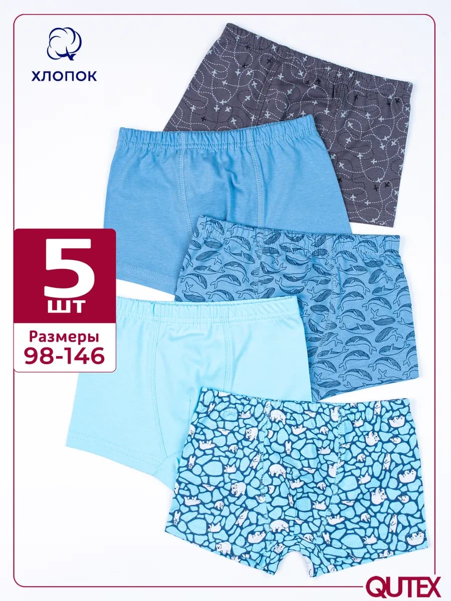 Трусы для мальчика, набор 5 шт