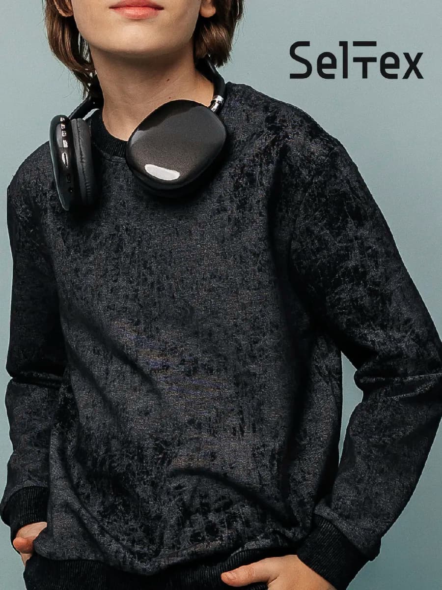 Свитшот для мальчика черный подростковый кофта в школу