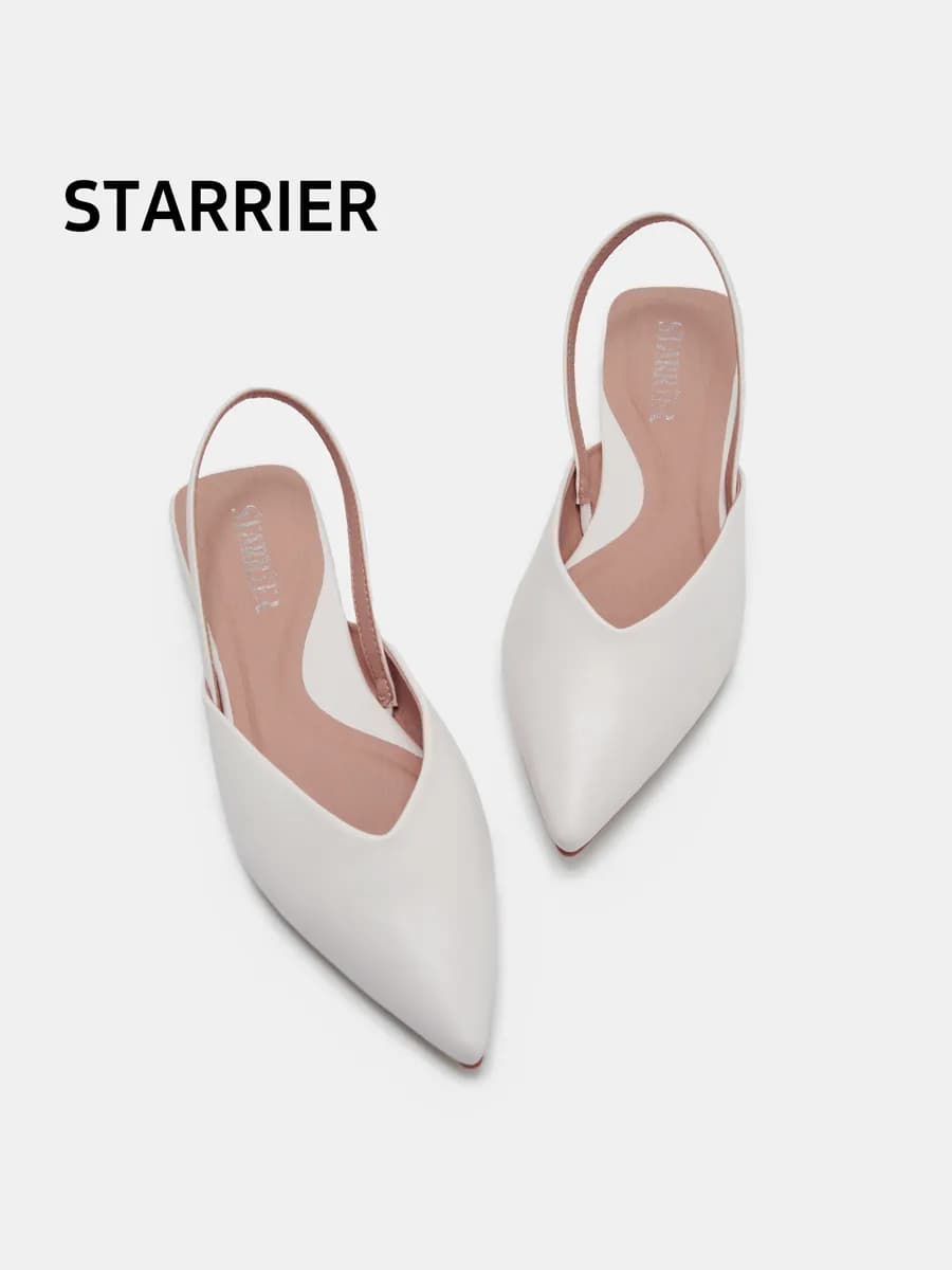 Мюли летние на плоской подошве