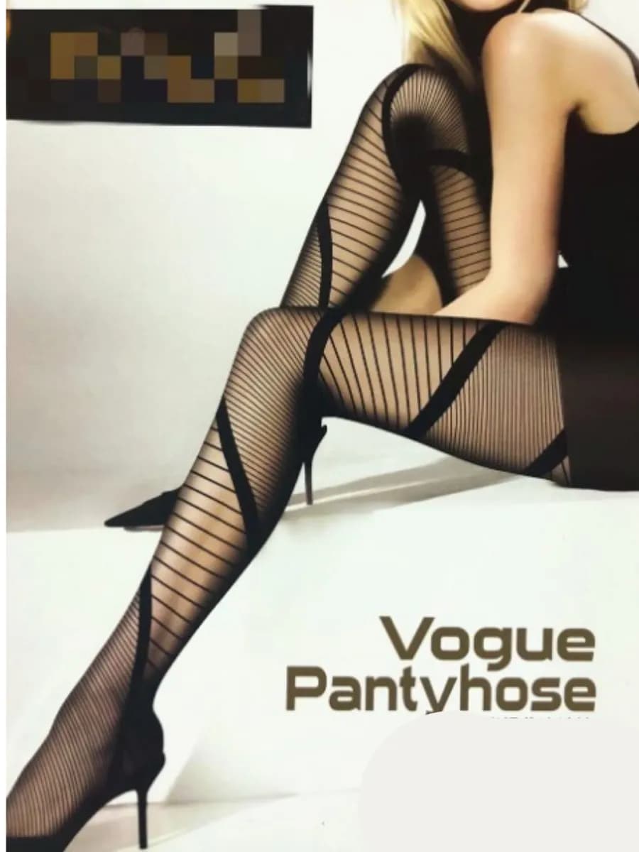 Колготки капроновые с полосками