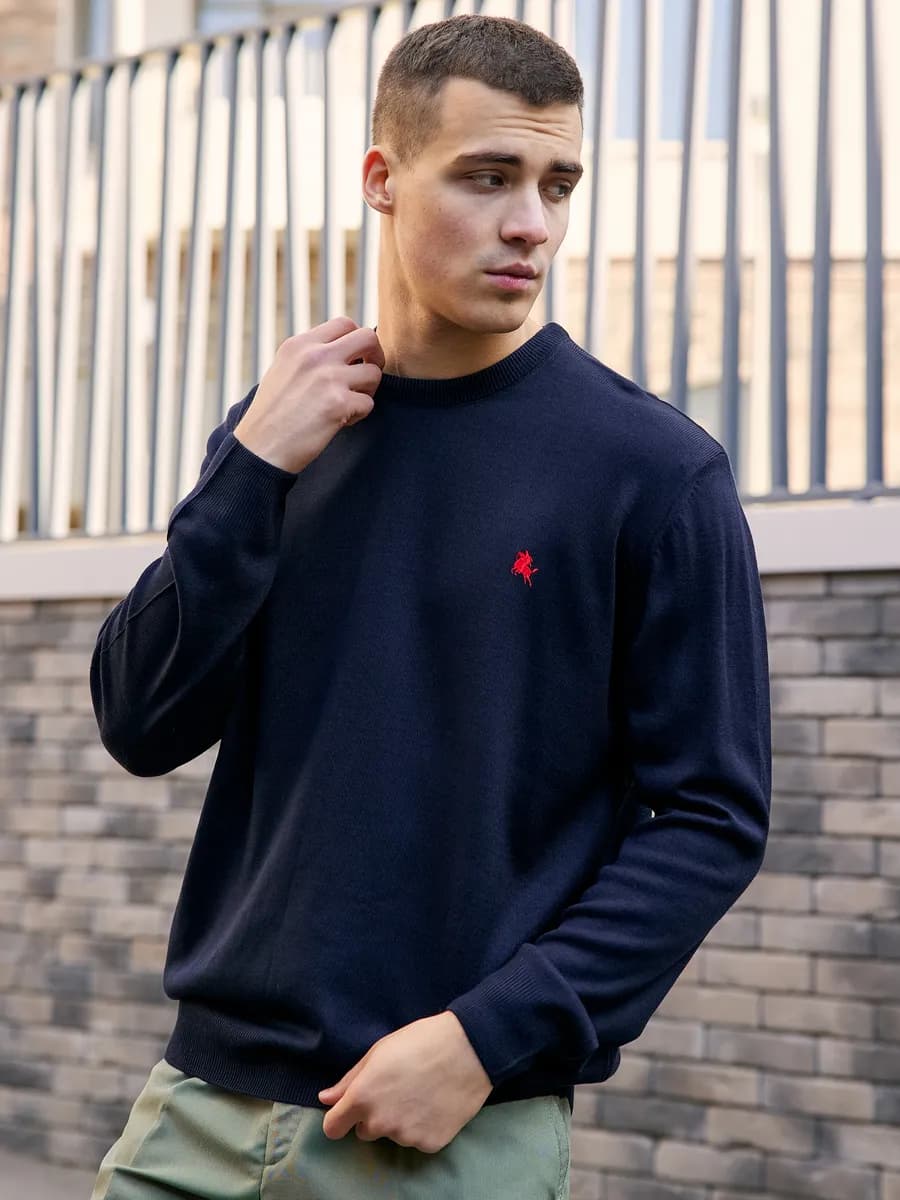 Джемпер мужской тонкий теплый