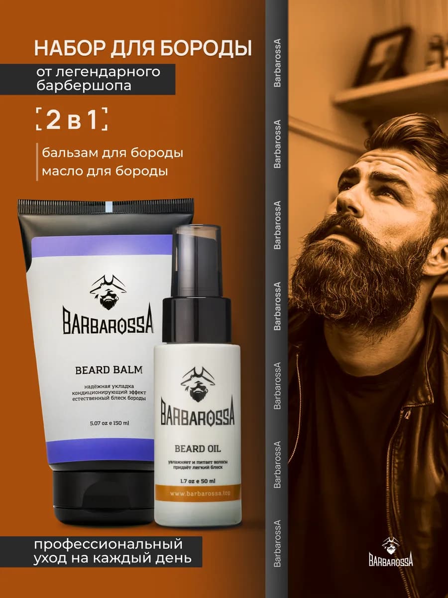 Мужской набор для ухода за бородой