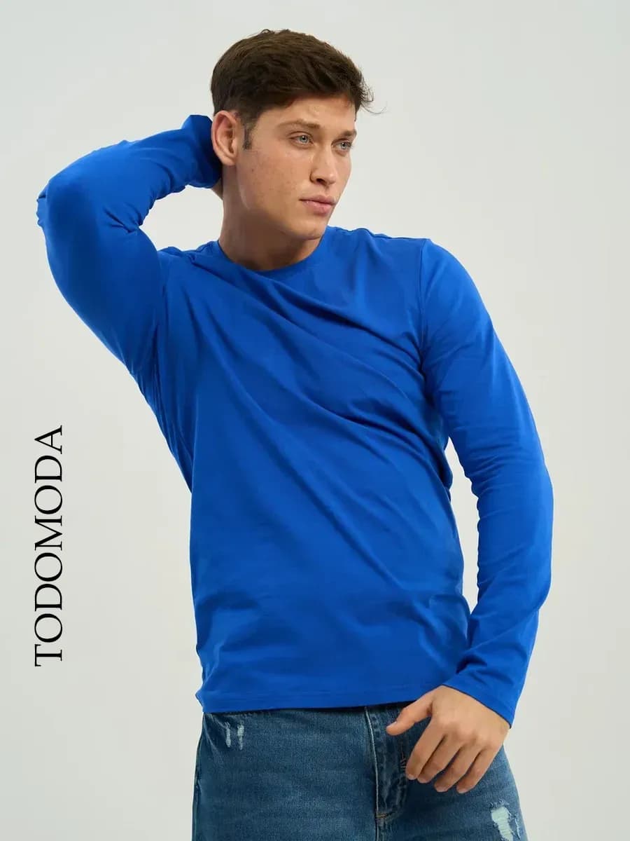 Лонгслив мужской футболка с длинным рукавом