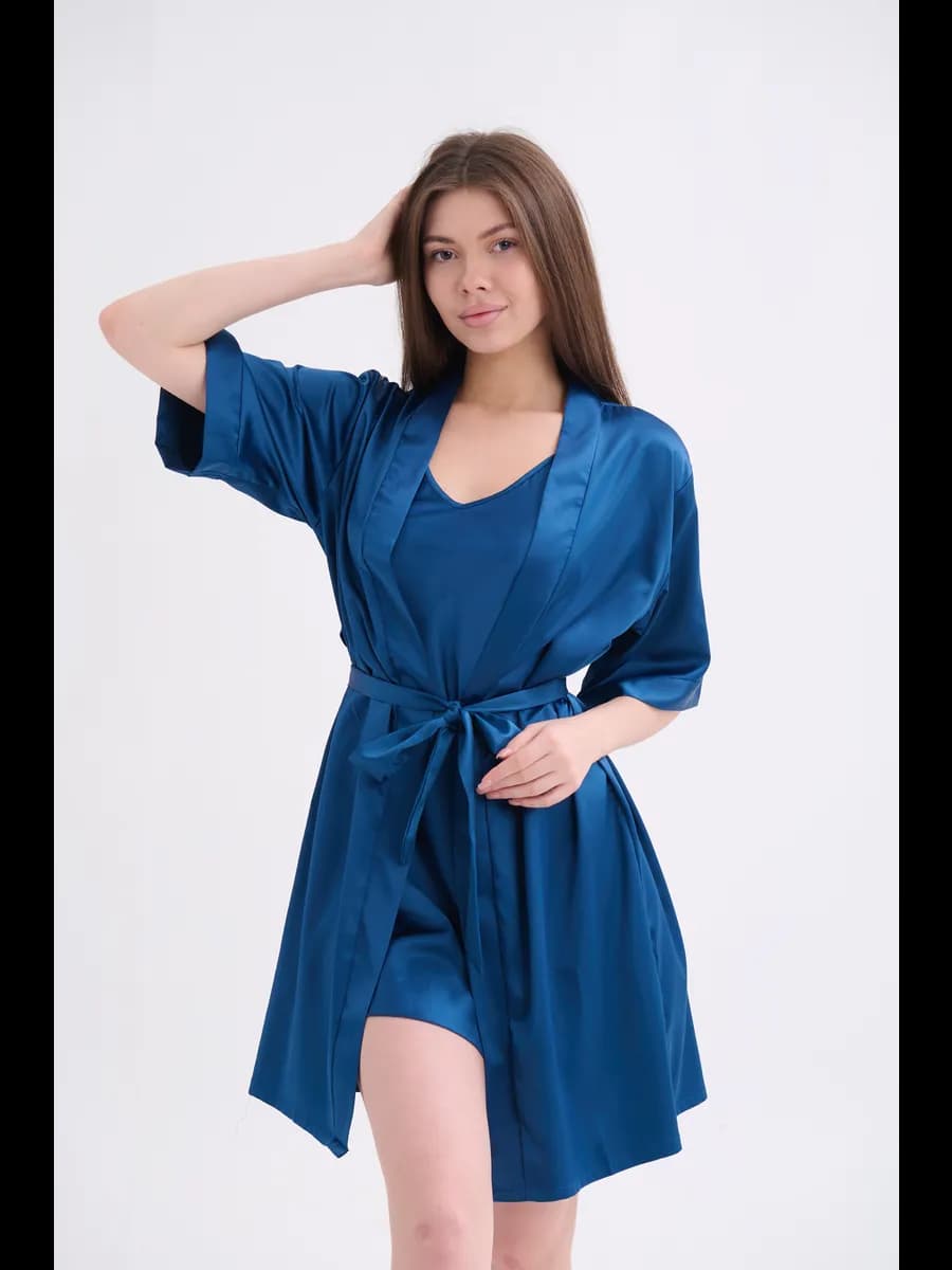 Комплект домашний халат и сорочка женская