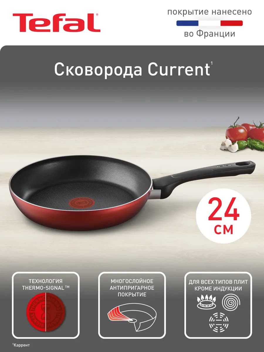 Сковорода 24 см Current с антипригарным покрытием