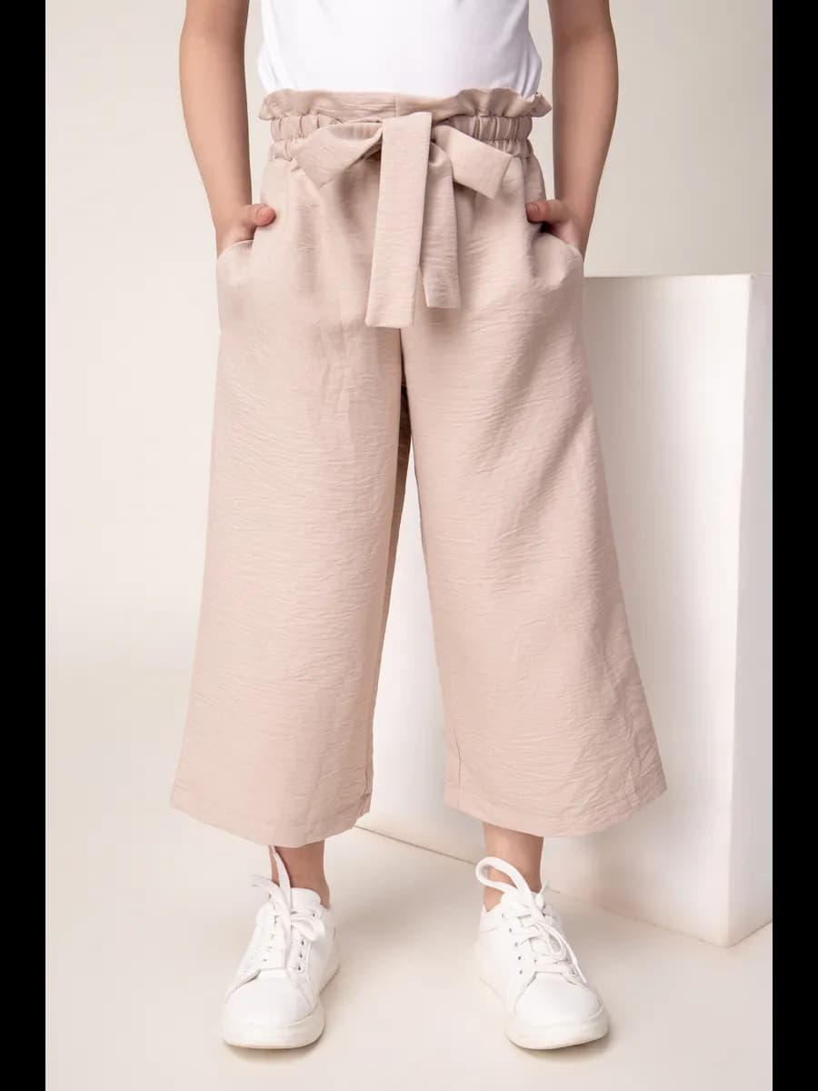 Брюки кюлоты укороченные