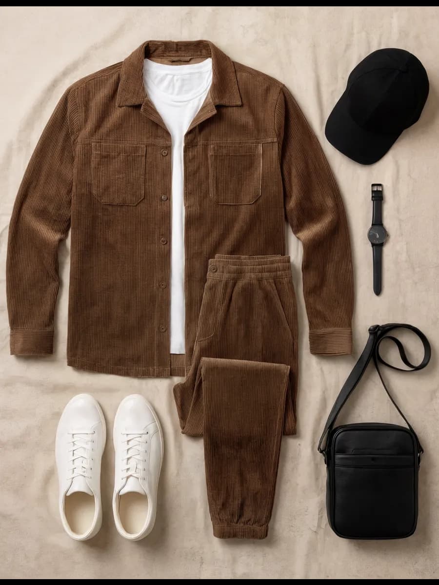 Вельветовый костюм двойка