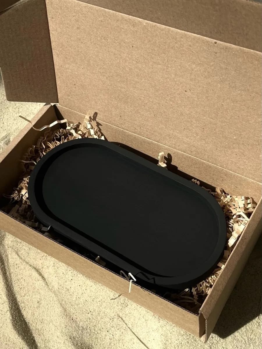 Подставка декоративная из гипса