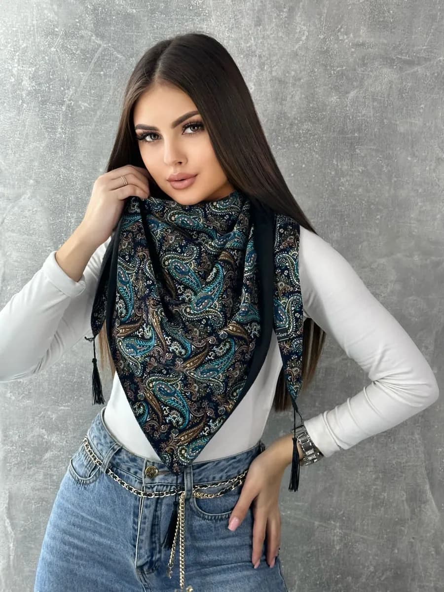 косынка женская теплая