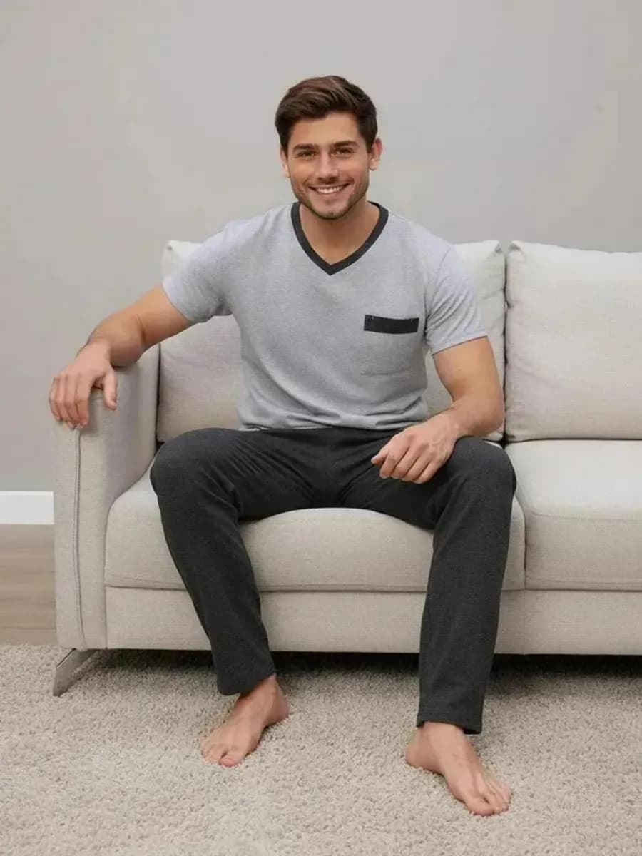 Костюм домашний с брюками пижама